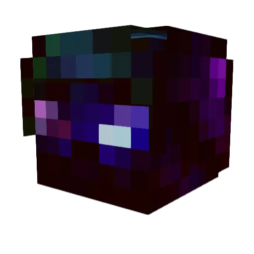 JustCovac Minecraft avatar head, 3D render