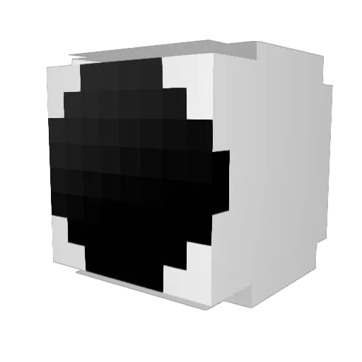 JustCuzIWantTo Minecraft avatar head, 3D render