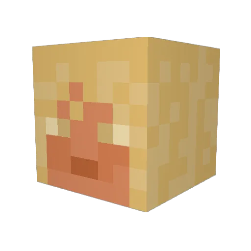 JustDrizzling Minecraft avatar head, 3D render