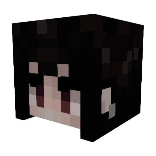 JustDumpling Minecraft avatar head, 3D render