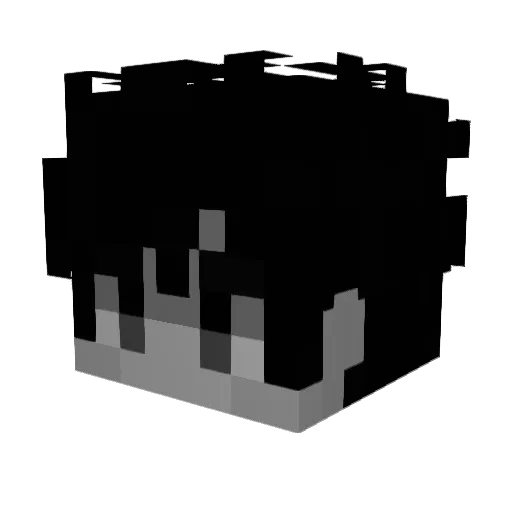 JustEhan Minecraft avatar head, 3D render