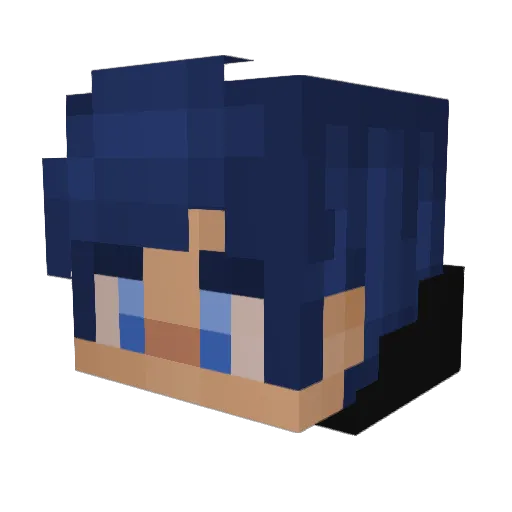 JustEliotPersona Minecraft avatar head, 3D render