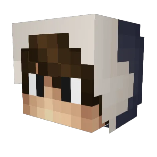 JustEnrique Minecraft avatar head, 3D render
