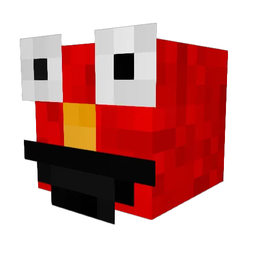 JustEskii_YT Minecraft avatar head, 3D render