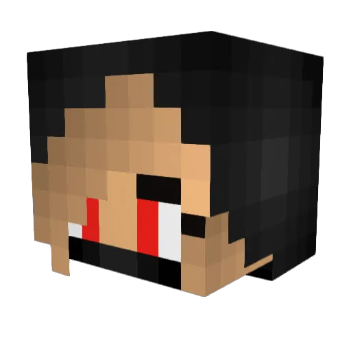 JustEveOG Minecraft avatar head, 3D render