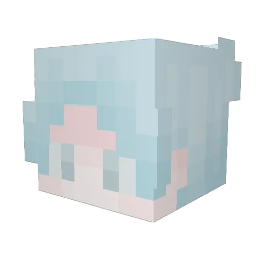 JustFinnIn Minecraft avatar head, 3D render