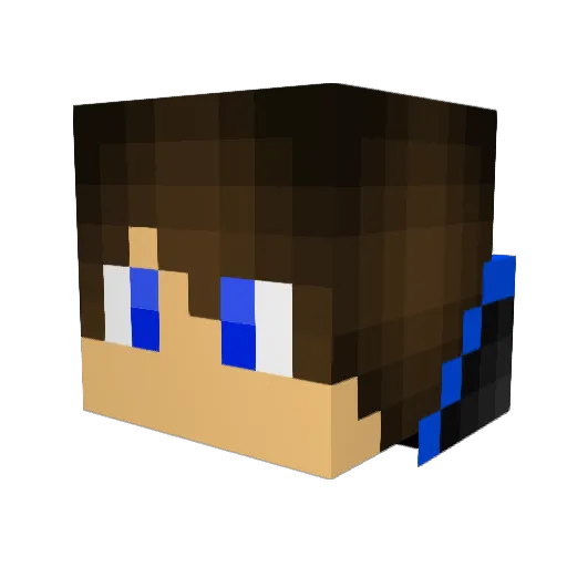 JustFir Minecraft avatar head, 3D render