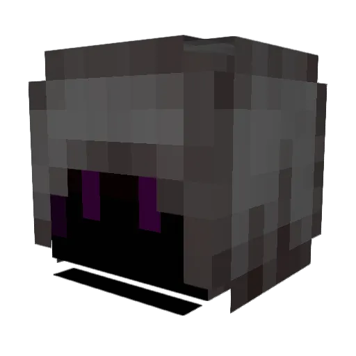 JustFoxery Minecraft avatar head, 3D render