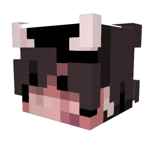 JustFroggo_ Minecraft avatar head, 3D render