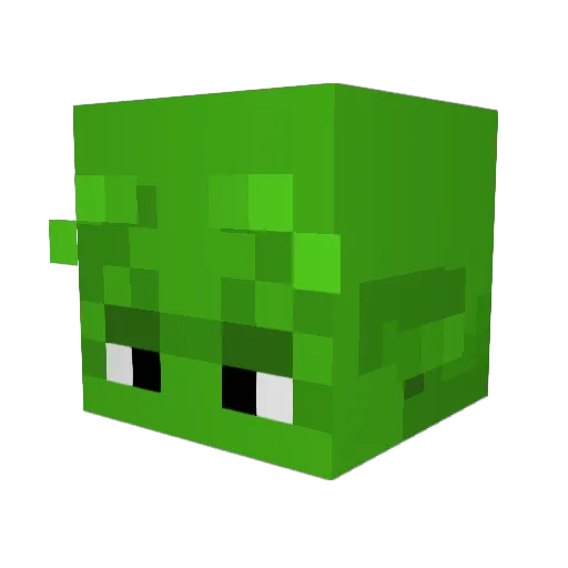 JustFrowns Minecraft avatar head, 3D render