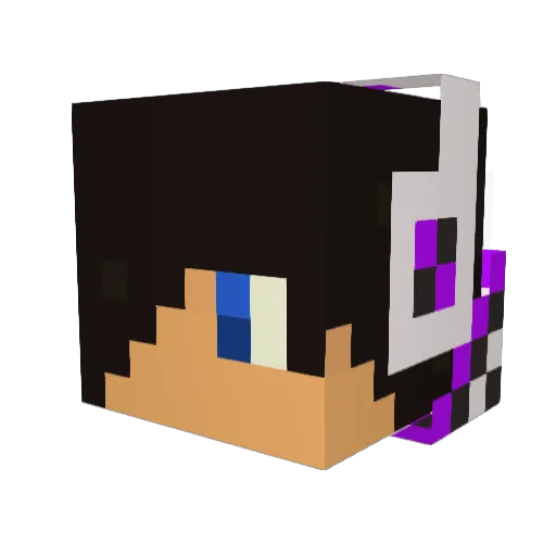 JustGamingStijn Minecraft avatar head, 3D render