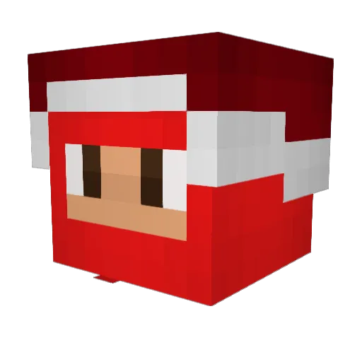 JustGepardik Minecraft avatar head, 3D render