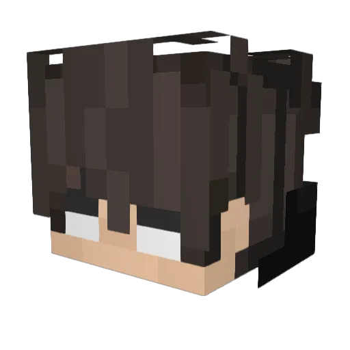 JustGijsXD Minecraft avatar head, 3D render