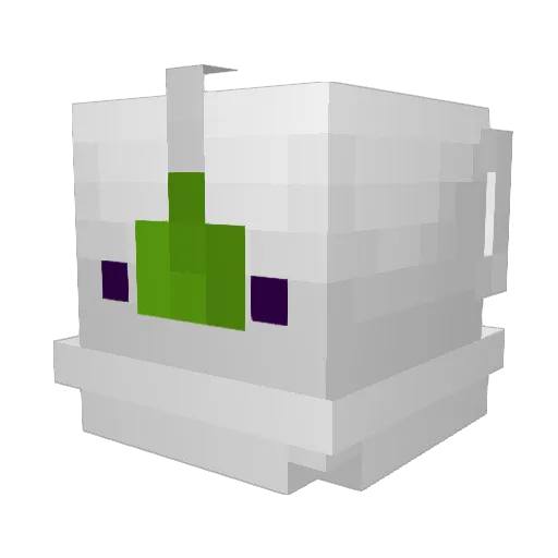 JustGiveMeTea Minecraft avatar head, 3D render