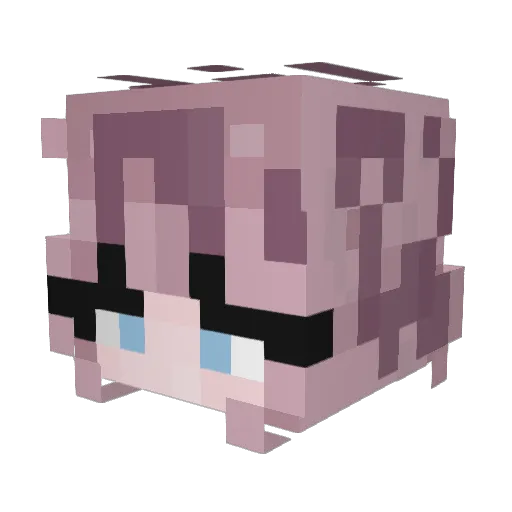JustGoaty Minecraft avatar head, 3D render