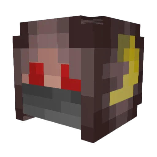 JustGooey Minecraft avatar head, 3D render
