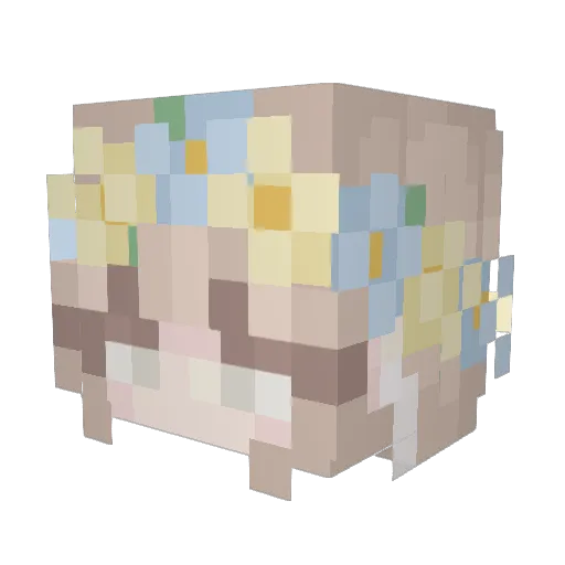 JustGraceinq Minecraft avatar head, 3D render
