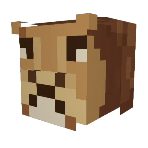 JustHazyLeo Minecraft avatar head, 3D render