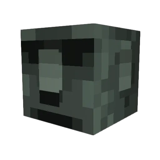 JustHenda Minecraft avatar head, 3D render