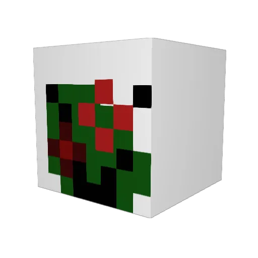 JustJ0k1ng Minecraft avatar head, 3D render