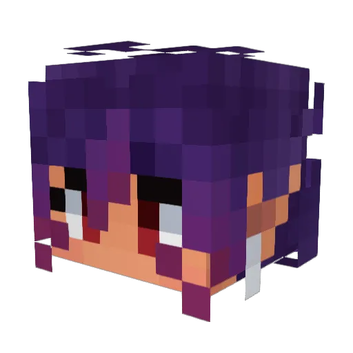 JustJacVT Minecraft avatar head, 3D render