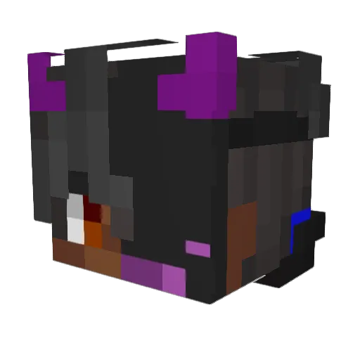 JustJaimy Minecraft avatar head, 3D render
