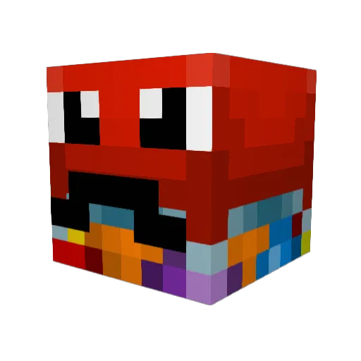 JustJarno Minecraft avatar head, 3D render