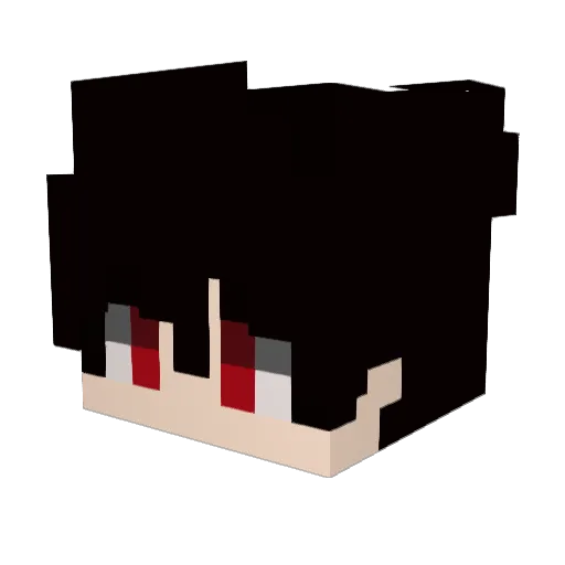 JustJocking_YT Minecraft avatar head, 3D render