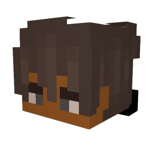 JustJoner Minecraft avatar head, 3D render