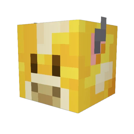 JustJoshesque Minecraft avatar head, 3D render