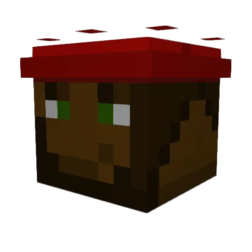JustJust Minecraft avatar head, 3D render
