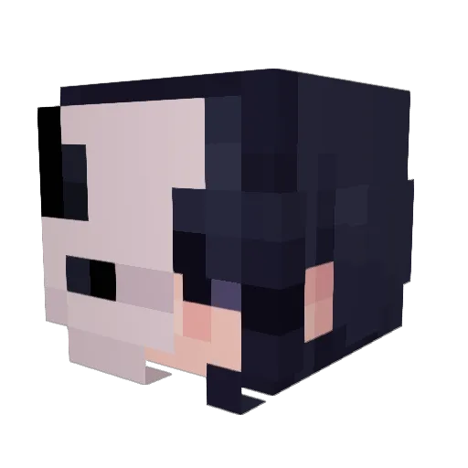 JustKatsuki Minecraft avatar head, 3D render