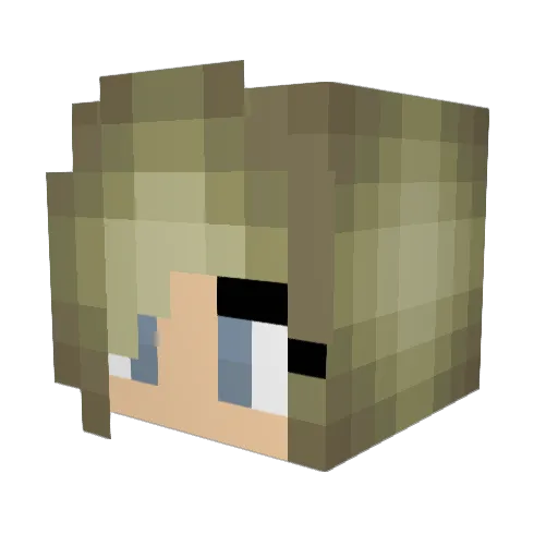 JustKayKay777 Minecraft avatar head, 3D render