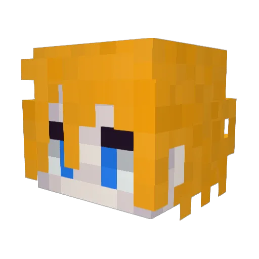 JustKennith Minecraft avatar head, 3D render