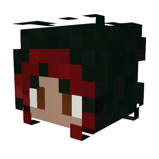 JustKhaill Minecraft avatar head, 3D render