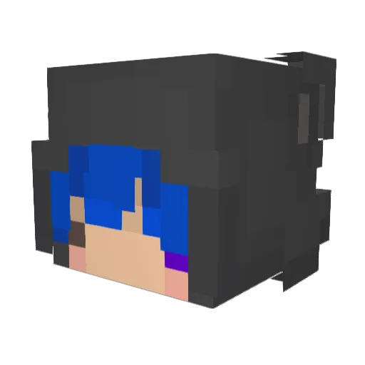 JustKoi_ Minecraft avatar head, 3D render