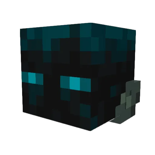 JustKon Minecraft avatar head, 3D render