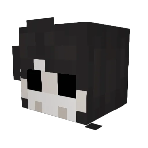 JustLavena Minecraft avatar head, 3D render