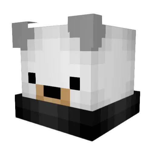 JustLegit Minecraft avatar head, 3D render