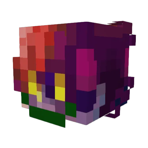 JustLekoopa92 Minecraft avatar head, 3D render
