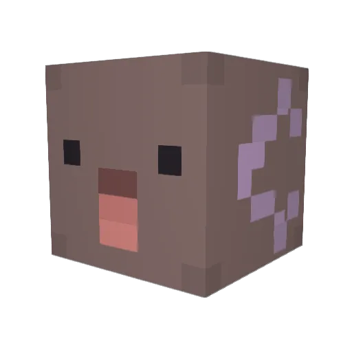 JustLewis Minecraft avatar head, 3D render