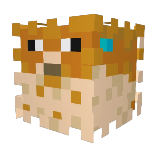 JustLutz_YT Minecraft avatar head, 3D render