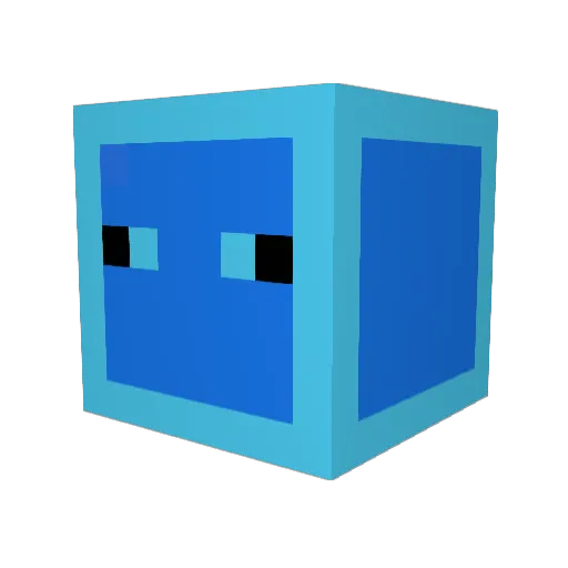 JustMEON Minecraft avatar head, 3D render