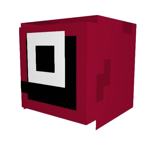 JustML Minecraft avatar head, 3D render
