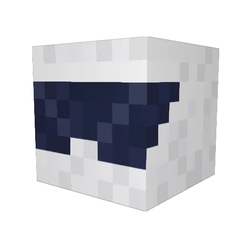 JustMark Minecraft avatar head, 3D render