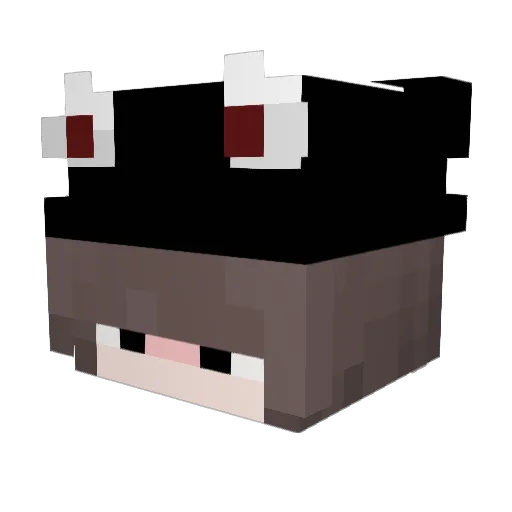 JustMarshi Minecraft avatar head, 3D render