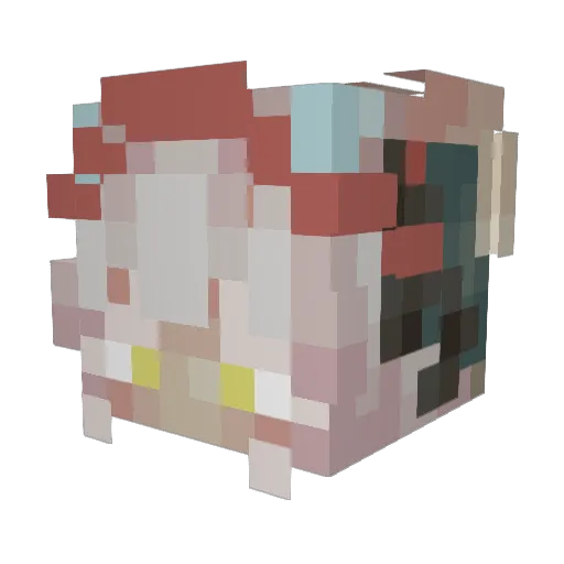 JustMarx03 Minecraft avatar head, 3D render