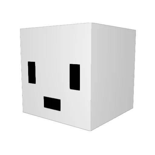 JustMeNoMagic Minecraft avatar head, 3D render