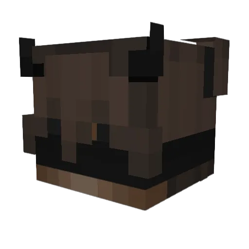 JustMoMoPlays Minecraft avatar head, 3D render