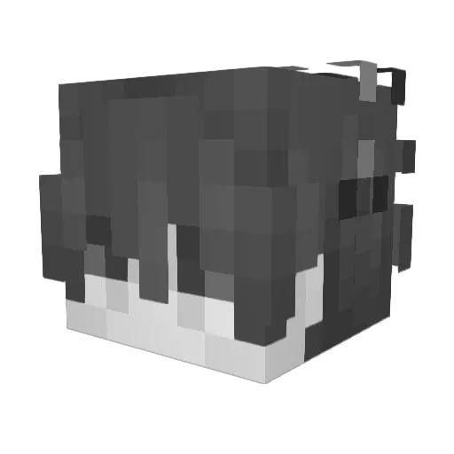 JustMoreAdd Minecraft avatar head, 3D render